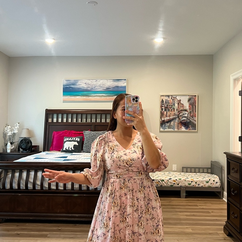 Floral Pink Dress